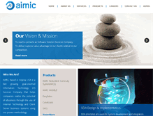 Tablet Screenshot of aimic.com